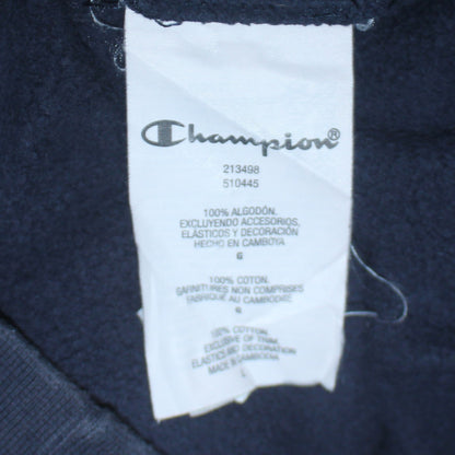 Mens UK Size L Champion Blue Pullover Hoodie