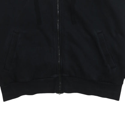 Womens UK Size XL adidas Black Full Zip Hoodie
