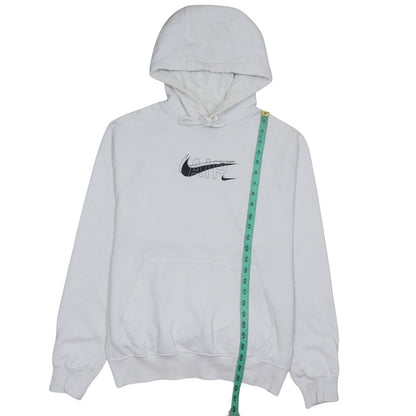 Mens UK Size S Nike White Pullover Hoodie