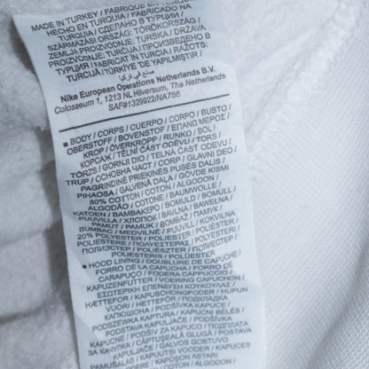 Mens UK Size S Nike White Pullover Hoodie