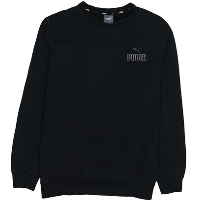 Mens UK Size M PUMA Black Pullover Sweatshirt