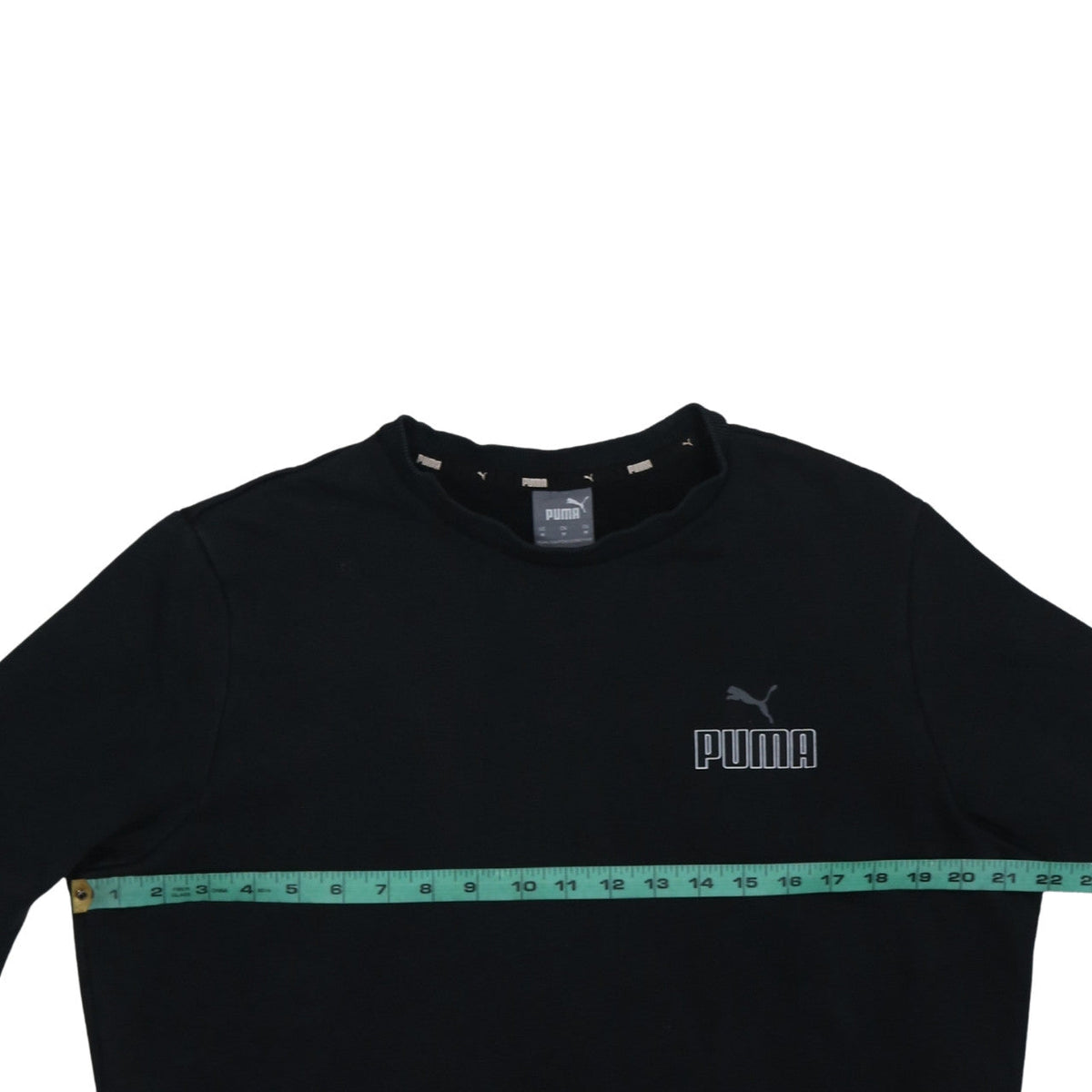 Mens UK Size M PUMA Black Pullover Sweatshirt