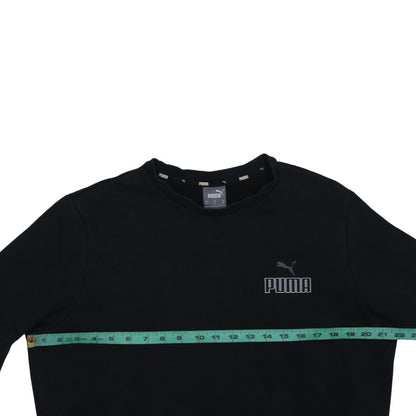 Mens UK Size M PUMA Black Pullover Sweatshirt