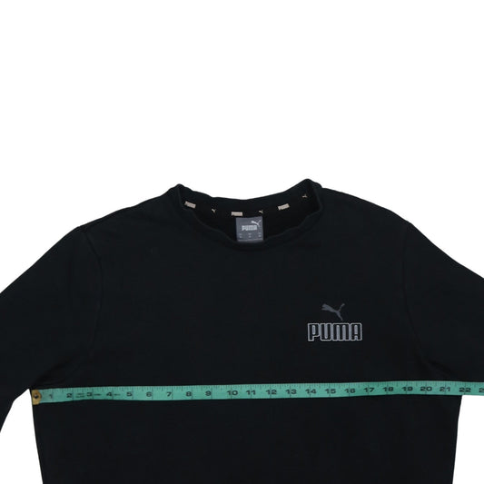 Mens UK Size M PUMA Black Pullover Sweatshirt