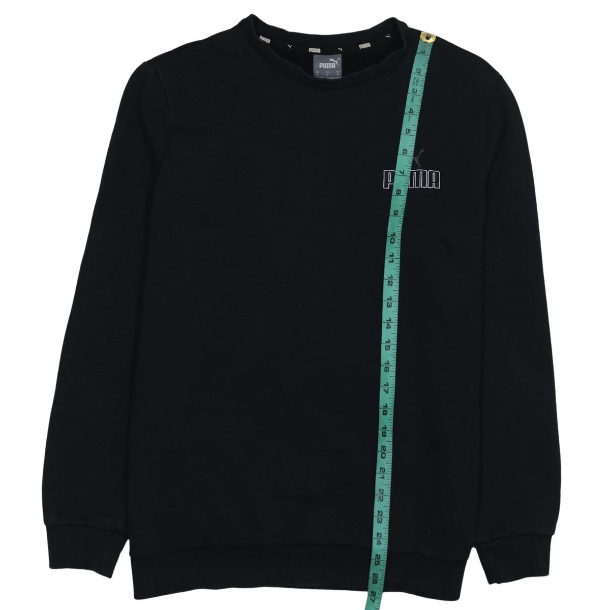 Mens UK Size M PUMA Black Pullover Sweatshirt