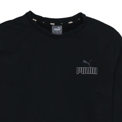 Mens UK Size M PUMA Black Pullover Sweatshirt