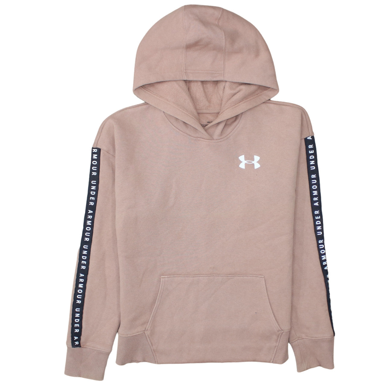 Womens UK Size S Under armour Beige Pullover Hoodie