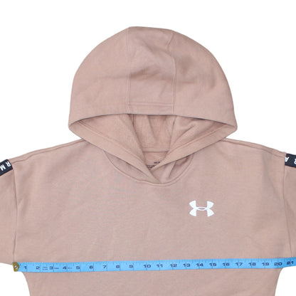 Womens UK Size S Under armour Beige Pullover Hoodie