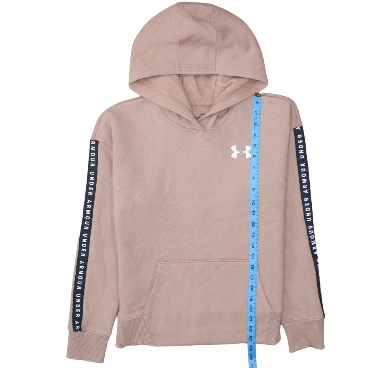 Womens UK Size S Under armour Beige Pullover Hoodie