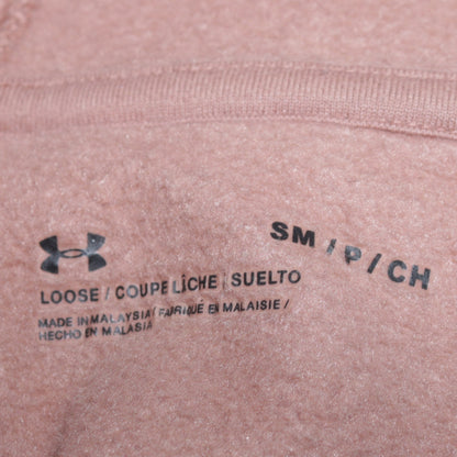 Womens UK Size S Under armour Beige Pullover Hoodie