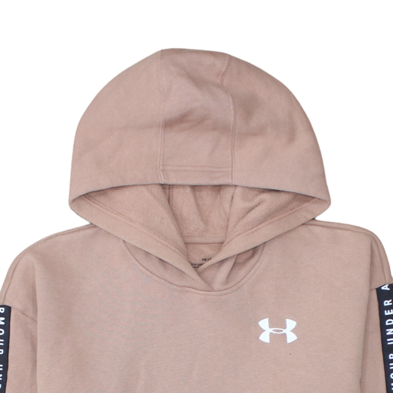 Womens UK Size S Under armour Beige Pullover Hoodie