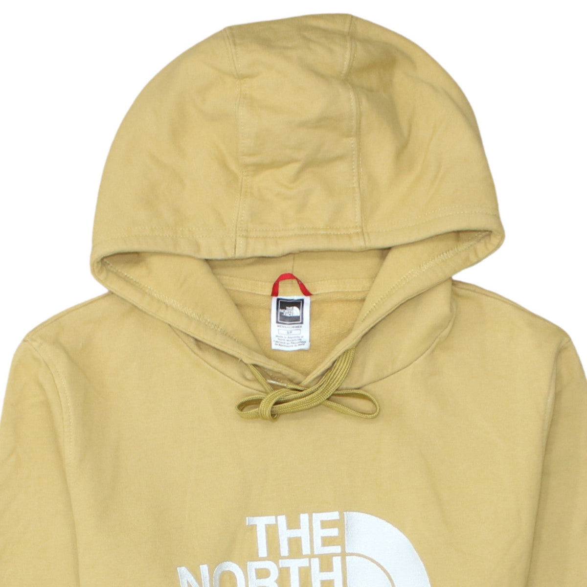 Mens UK Size S The North Face Beige Pullover Hoodie