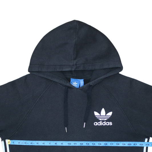 Mens UK Size M adidas Black Pullover Hoodie