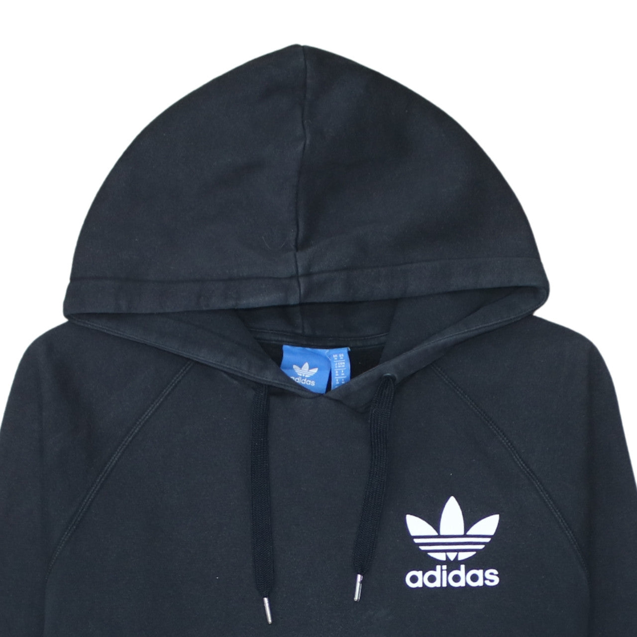 Mens UK Size M adidas Black Pullover Hoodie