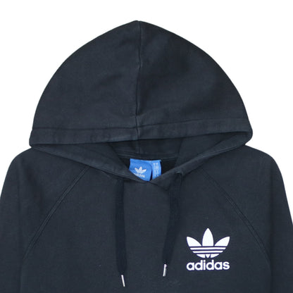 Mens UK Size M adidas Black Pullover Hoodie