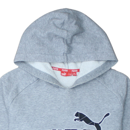 Mens UK Size S PUMA Grey Pullover Hoodie