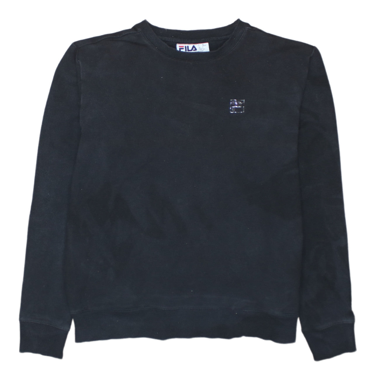 Mens UK Size S FILA Black Pullover Sweatshirt