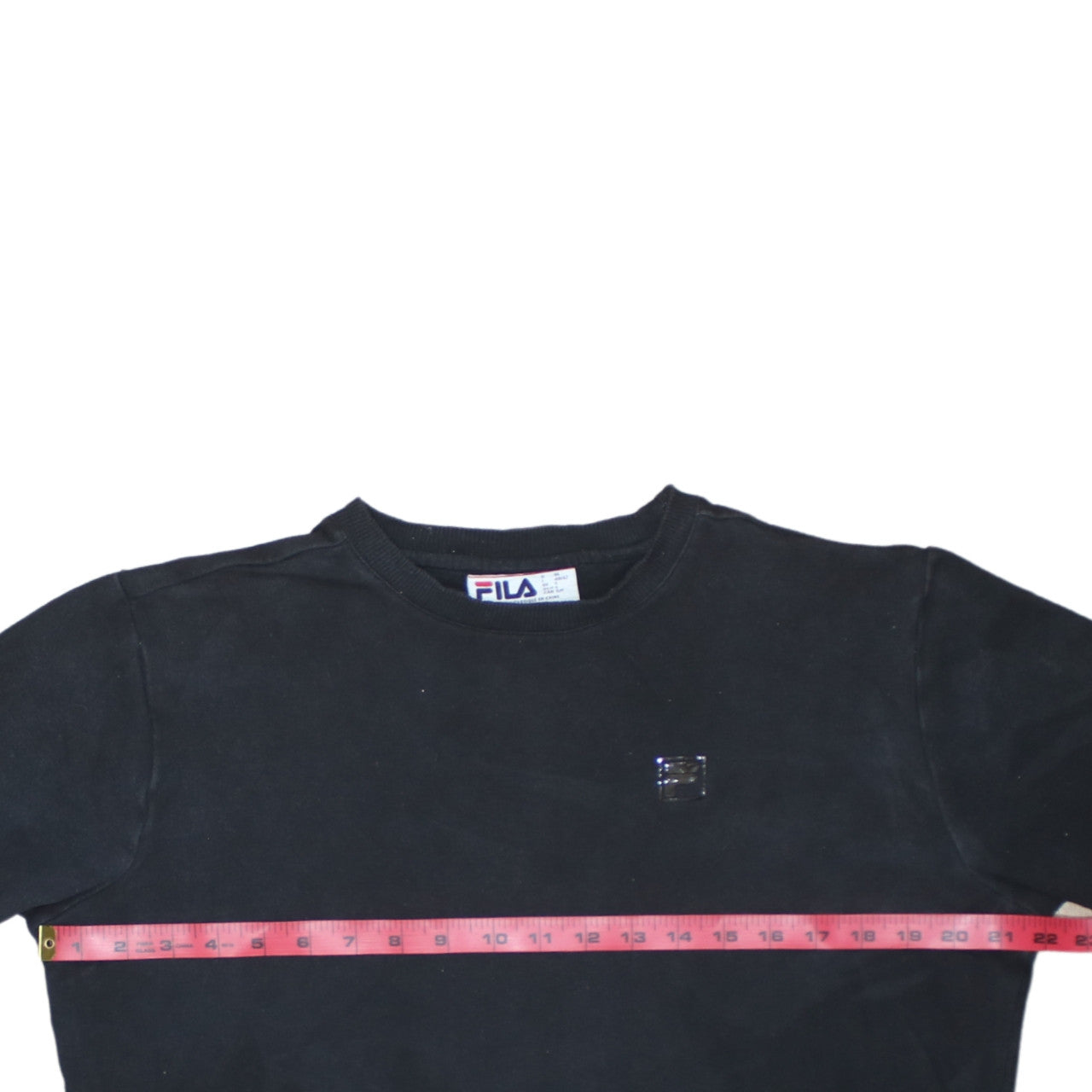 Mens UK Size S FILA Black Pullover Sweatshirt
