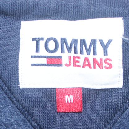 Mens UK Size M Tommy Jeans Blue Pullover Sweatshirt