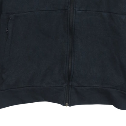 Mens UK Size L adidas Black Full Zip Hoodie