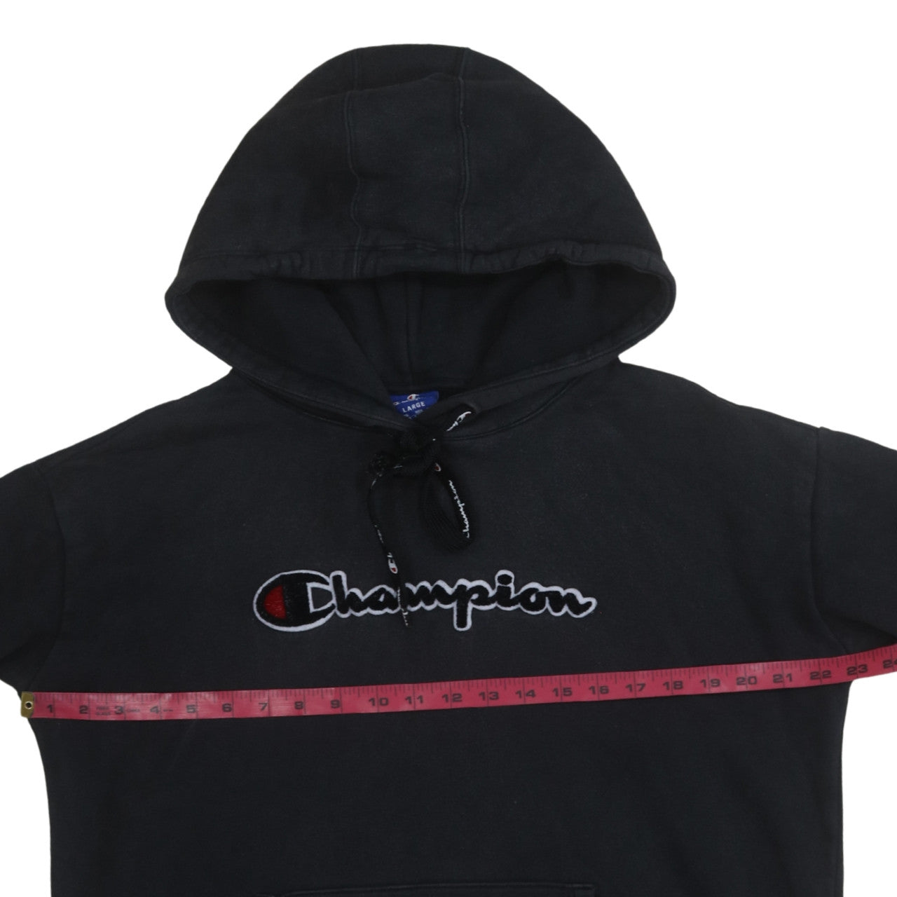 Mens UK Size L Champion Black Pullover Hoodie
