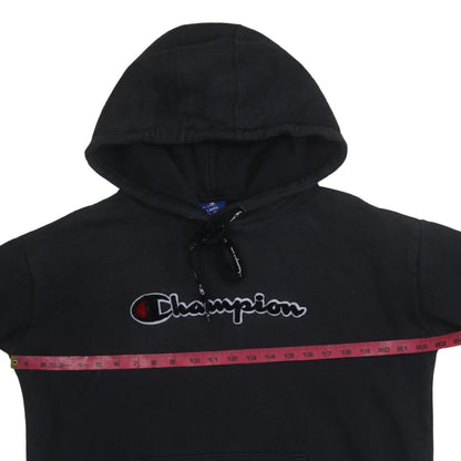 Mens UK Size L Champion Black Pullover Hoodie