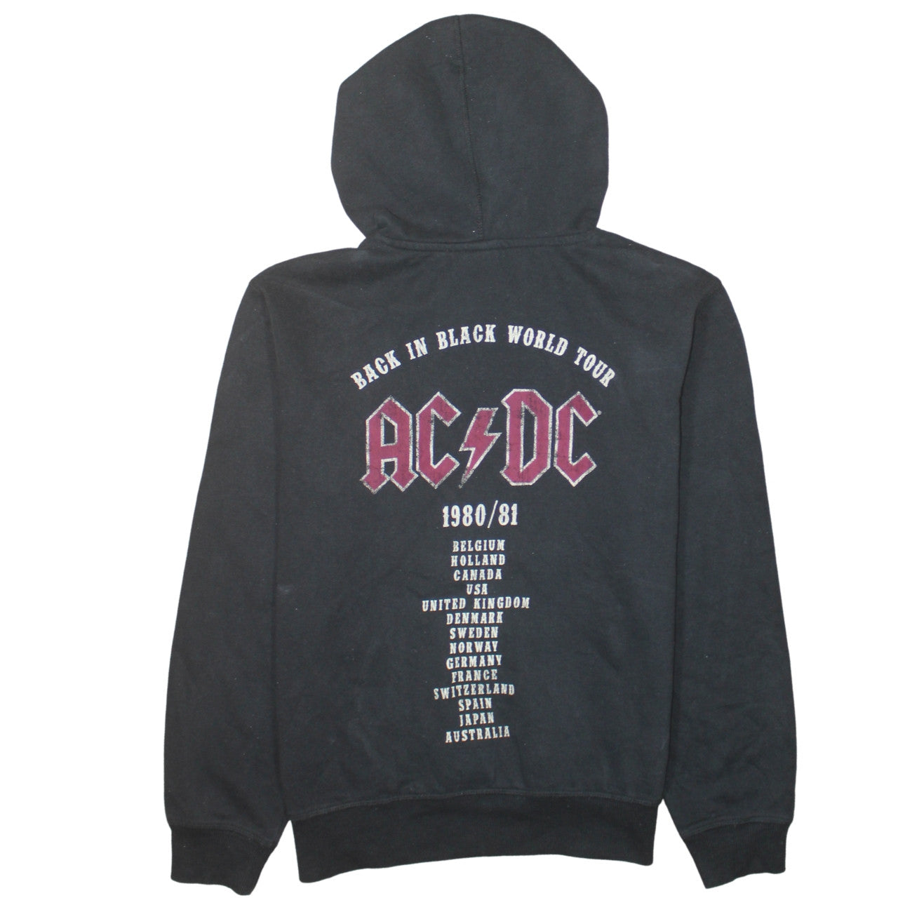 Womens UK Size S H&M Black Pullover Hoodie