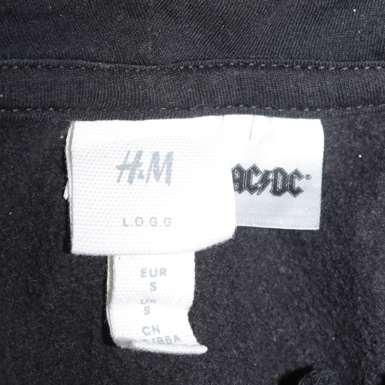 Womens UK Size S H&M Black Pullover Hoodie