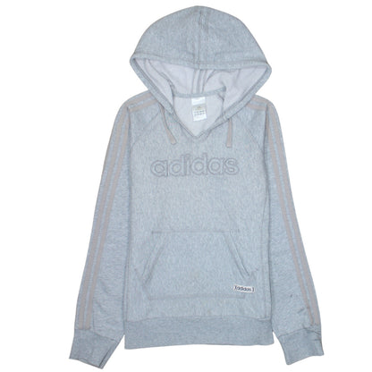 Womens UK Size M adidas Grey Pullover Hoodie