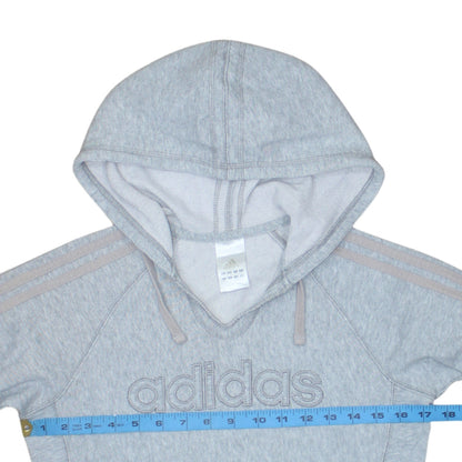Womens UK Size M adidas Grey Pullover Hoodie