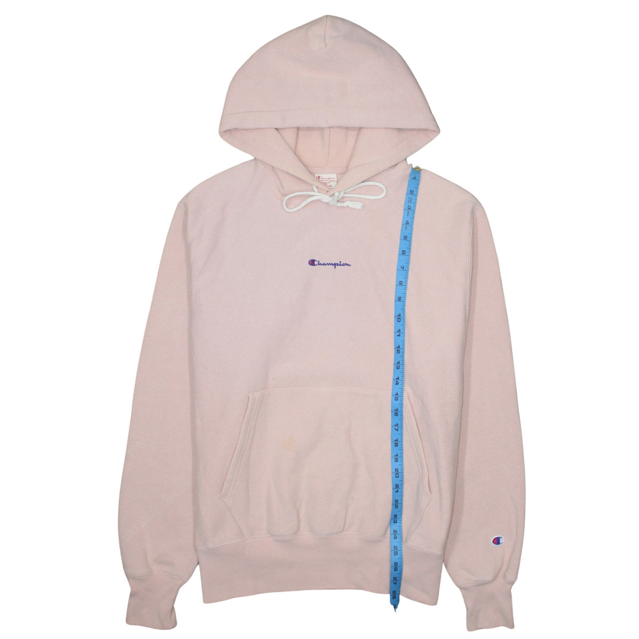 Mens UK Size M Champion Pink Pullover Hoodie