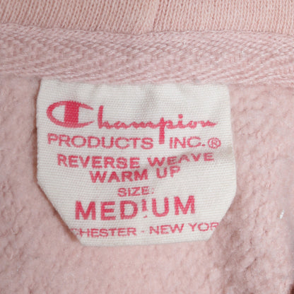 Mens UK Size M Champion Pink Pullover Hoodie
