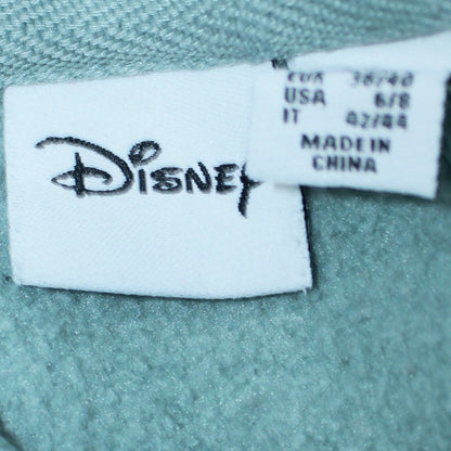 Womens UK Size 10 Disney Green Pullover Hoodie