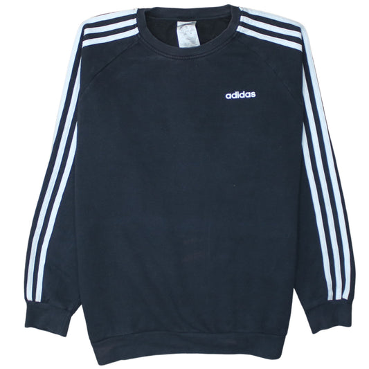 Womens UK Size XS adidas Black Pullover Sweatshirt
