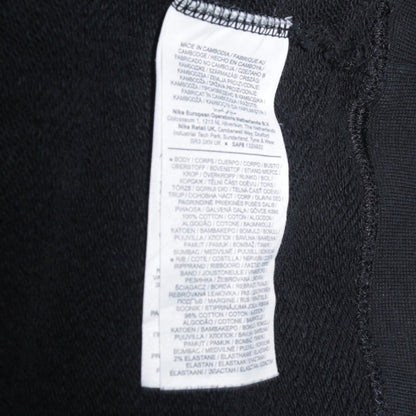 Mens UK Size L Nike Black Pullover Hoodie