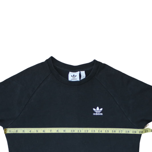 Mens UK Size S adidas Black Pullover Sweatshirt