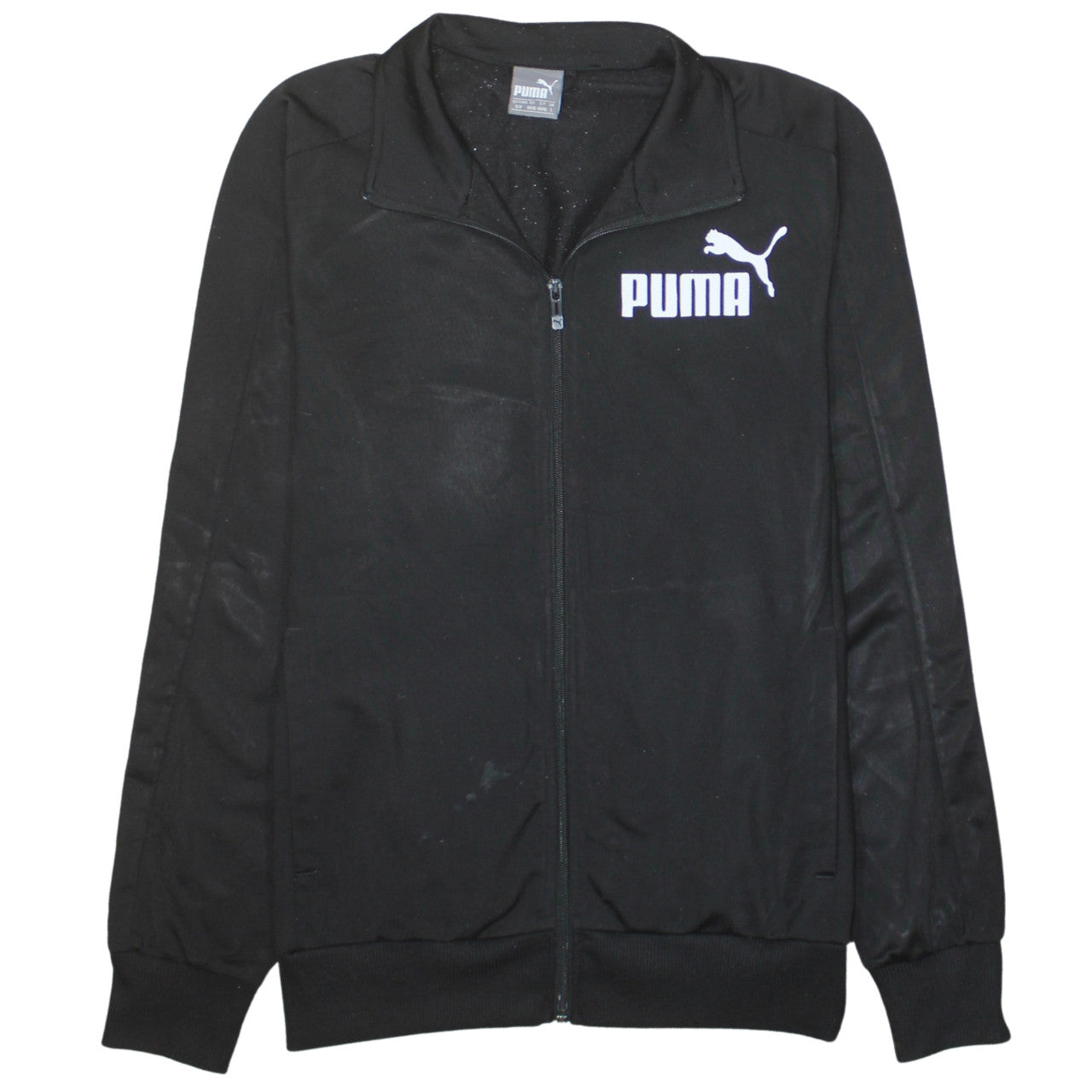 Mens UK Size S PUMA Black Full Zip Sweatshirt