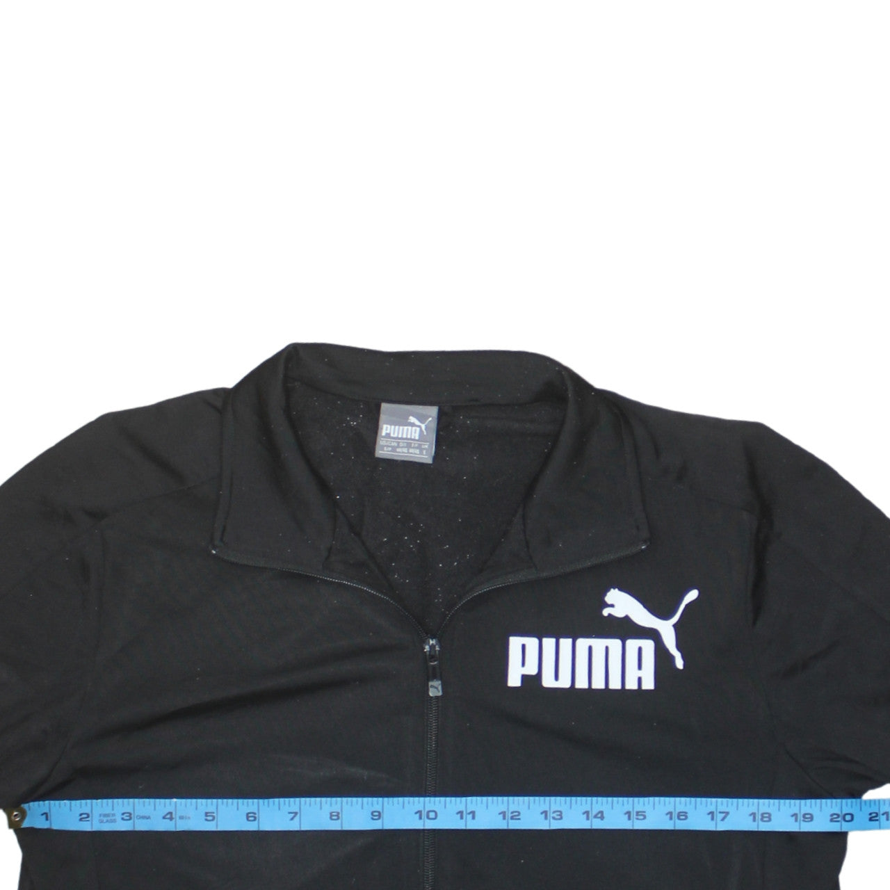 Mens UK Size S PUMA Black Full Zip Sweatshirt