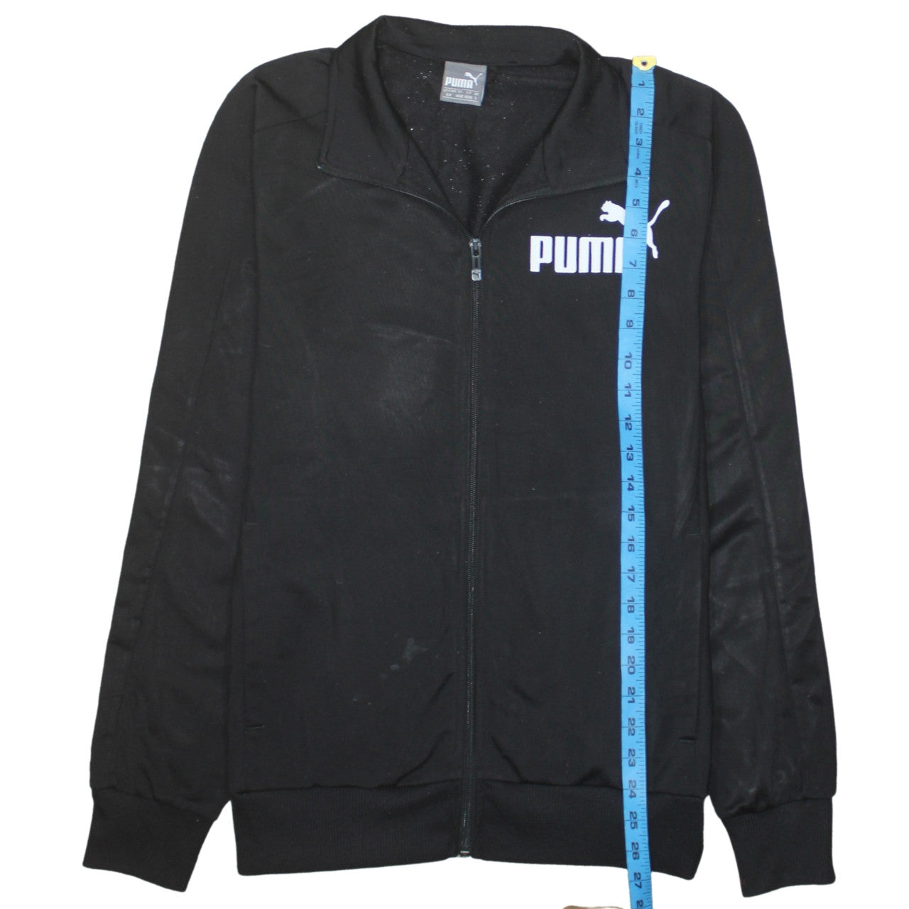 Mens UK Size S PUMA Black Full Zip Sweatshirt