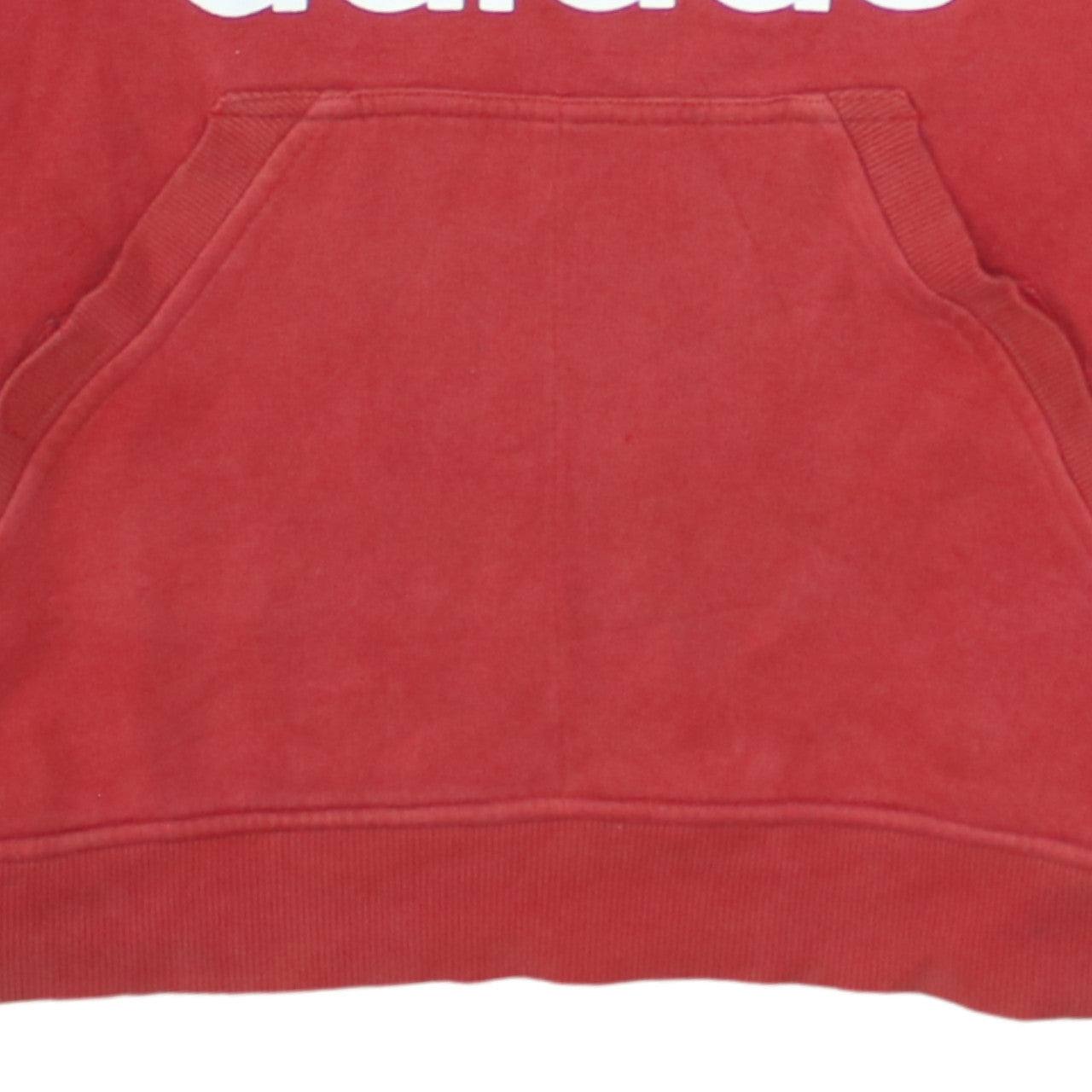 Mens UK Size S adidas Red Pullover Hoodie