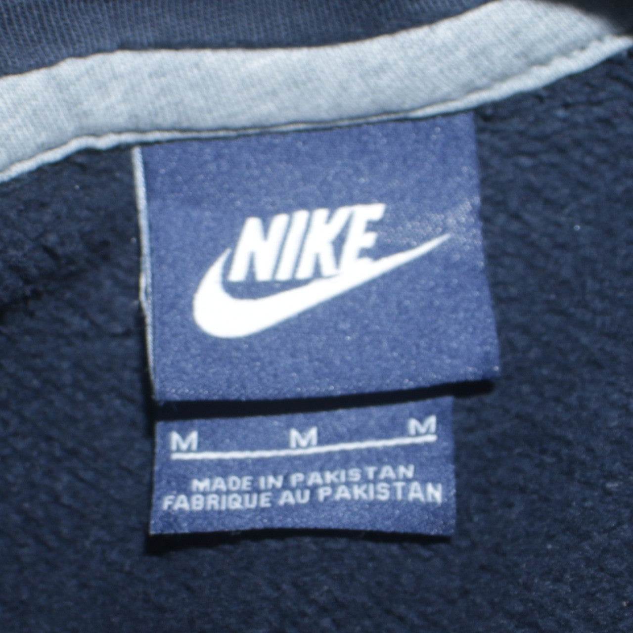 Mens UK Size M Nike Blue Pullover Hoodie