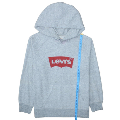 Mens UK Size L Levi's Grey Pullover Hoodie