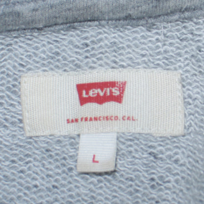 Mens UK Size L Levi's Grey Pullover Hoodie
