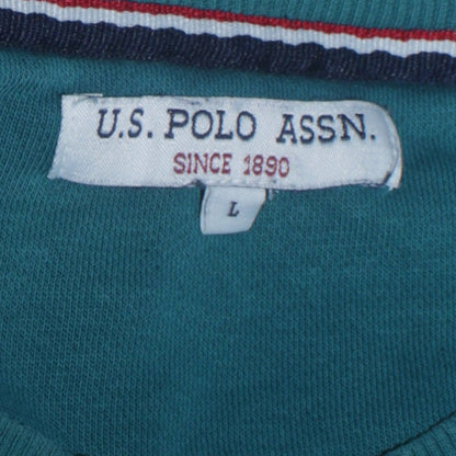 Mens UK Size L U.S. Polo Assn. Blue Pullover Sweatshirt