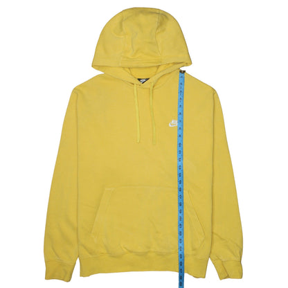 Mens UK Size L Nike Yellow Pullover Hoodie