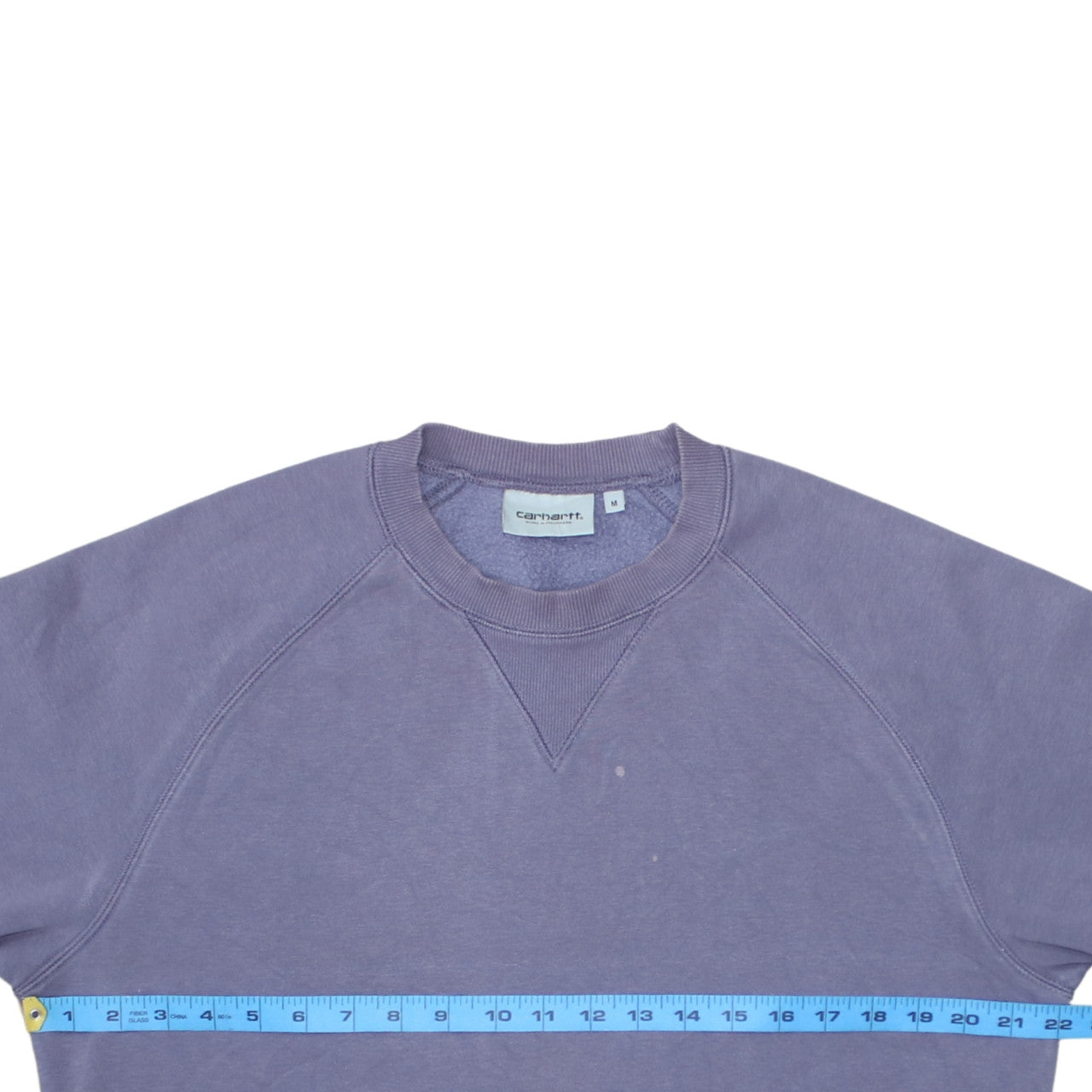 Mens UK Size M Carhartt Purple Pullover Sweatshirt