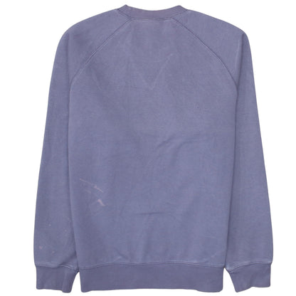 Mens UK Size M Carhartt Purple Pullover Sweatshirt
