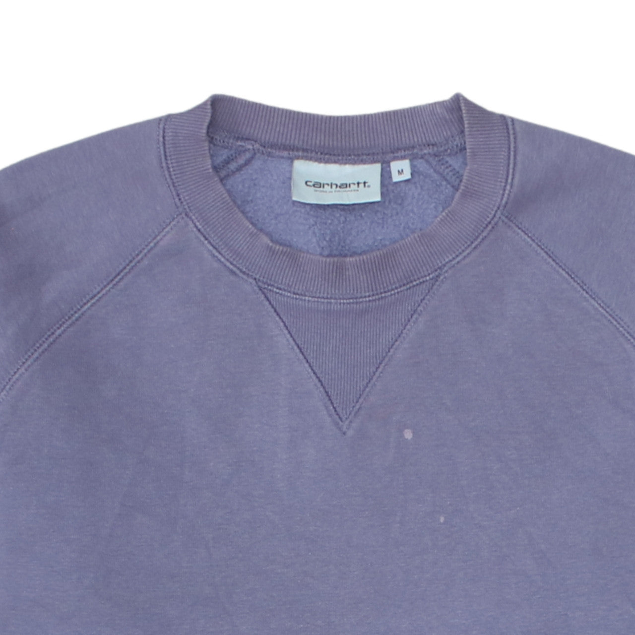 Mens UK Size M Carhartt Purple Pullover Sweatshirt