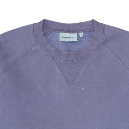 Mens UK Size M Carhartt Purple Pullover Sweatshirt