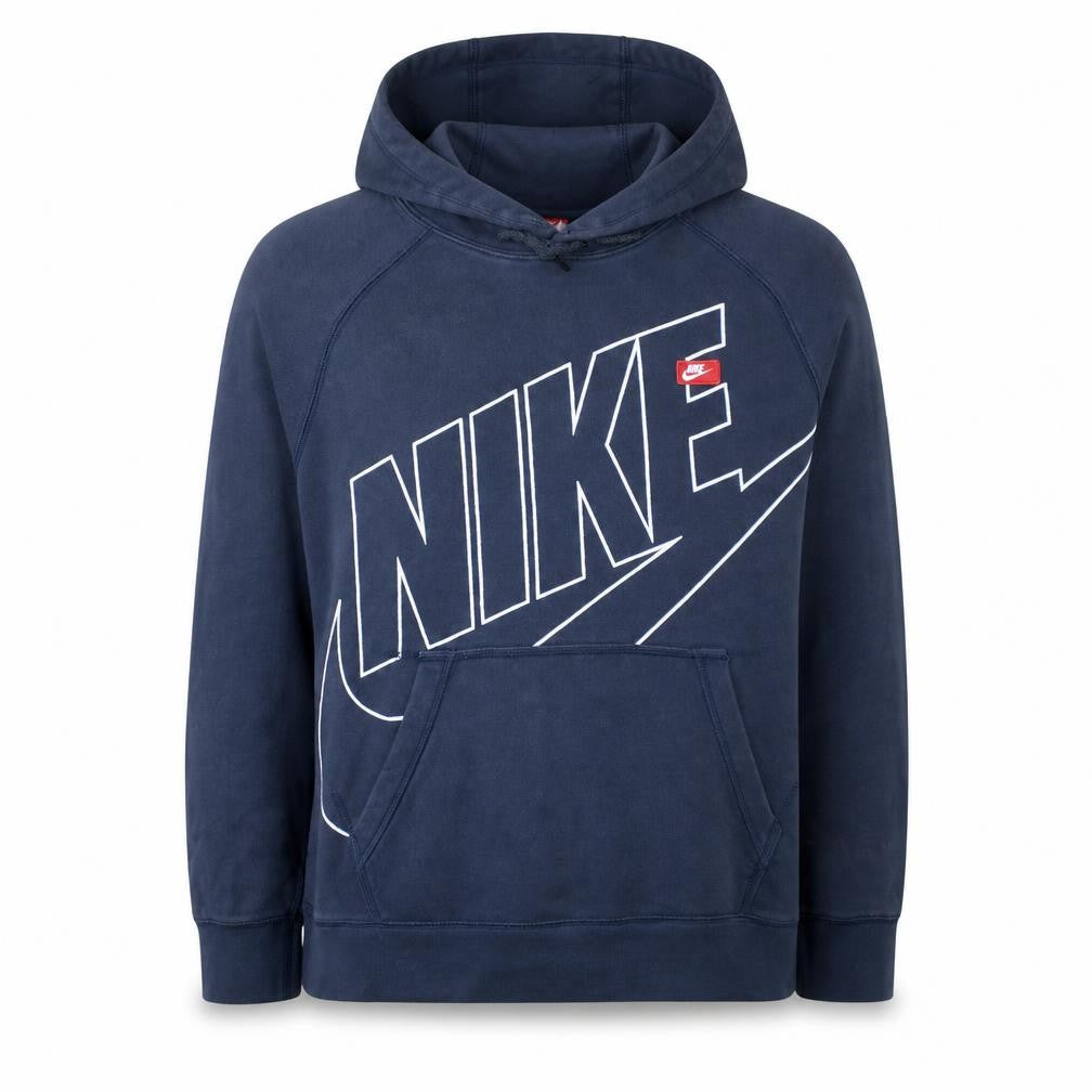 Mens UK Size L Nike Blue Pullover Hoodie